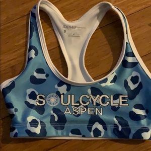 Gold sheep Soulcycle Sports Bra